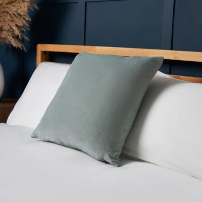 BHS.com Matte Velvet Cushion, Sage