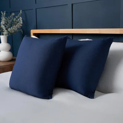 BHS.com Twin Pack of Cushions, Navy