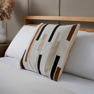 BHS.com Woven Stripe Cushion, Multi Coloured