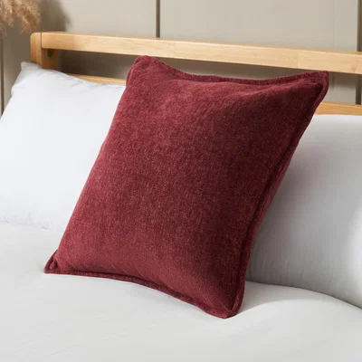 BHS.com Oxford Chenille Cushion, Merlot