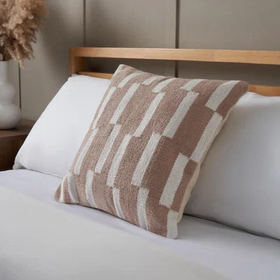 BHS.com Woven Block Cushion, Taupe