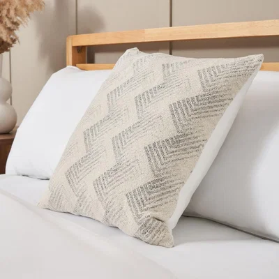 BHS.com Geo Wave Design Cushion, Cream