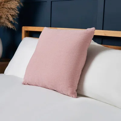 BHS.com Chenille Cushion, Blush
