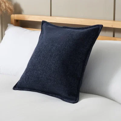 BHS.com Oxford Chenille Cushion, Navy