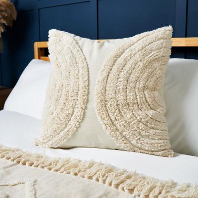 BHS.com 100% Cotton Tufted Cushion, Natural