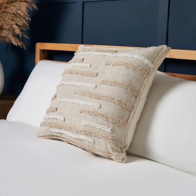 BHS.com Broken Stripe Cushion, Natural