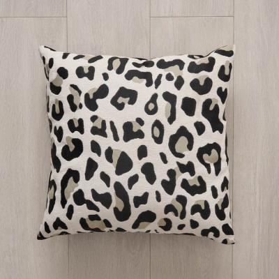 BHS.com Gata Animal Print Cushion, Black