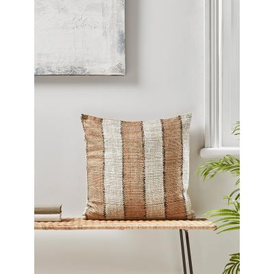 Cox and Cox NEW Textured Woven Striped Cushion