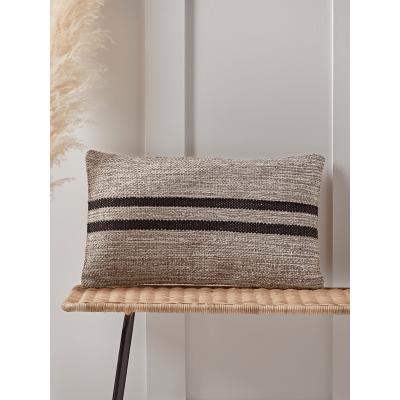 Cox and Cox NEW Woven Double Striped Cushion