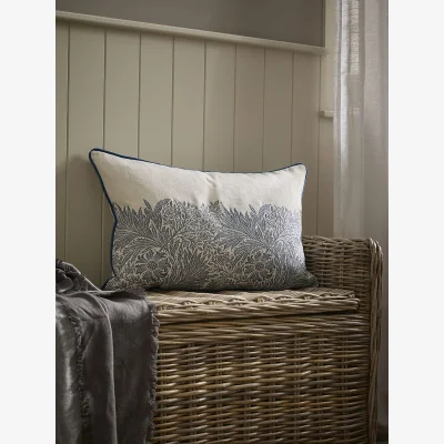 Cox and Cox Cosmos Cushion - Soft Blue