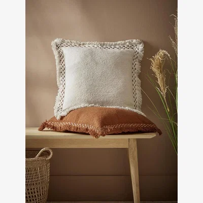 Cox and Cox Hampshire Cushion - Ivory