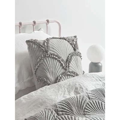 Cox and Cox Ruffled Shells Cushion