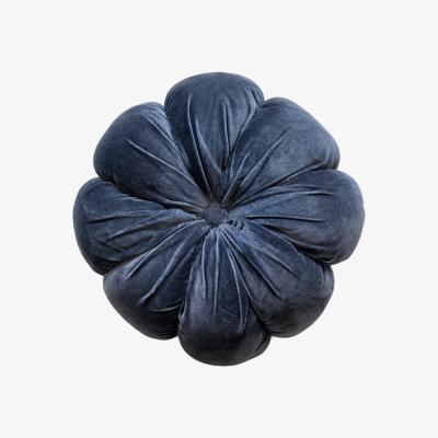 Cult Furniture Fleur Velvet Cushion, Dusky Blue