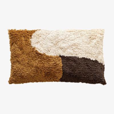 Cult Furniture Theodora Tufted Rectangular Cushion, Brown & Black