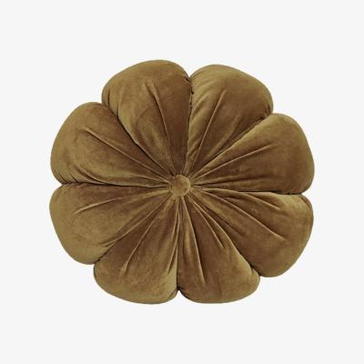 Cult Furniture Fleur Velvet Cushion, Olive Green