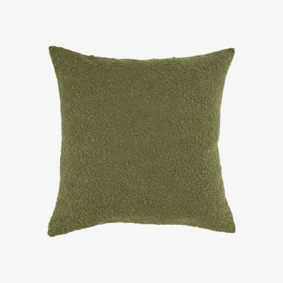 Cult Furniture Cranbrook Boucle Cushion, Moss Green