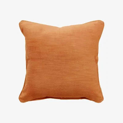 Cult Furniture Auckland Plain Texture Cushion, Sublime Orange