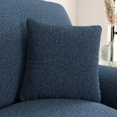 Dunelm Woolly Marl Standard Scatter Cushion Navy Woolly Marl Navy