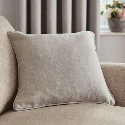 Dunelm Luna Cushion Cover Dove (Grey)