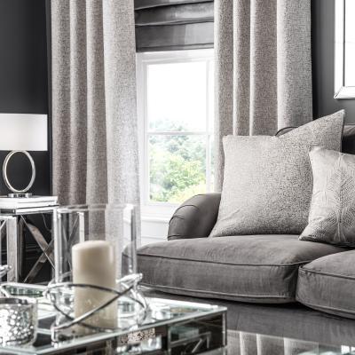 Dunelm Rome Serpa Cushion Dove (Grey)
