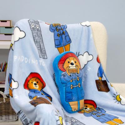 Dunelm Paddington Bear 3d Cushion Blue