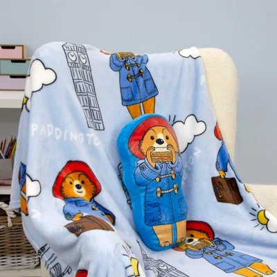 Dunelm Paddington Bear 3d Cushion Blue
