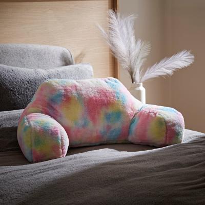 Dunelm Rainbow Ombre Cuddle Cushion Pink/Blue/Yellow