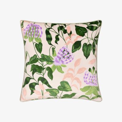 Dunelm Wylder Passiflora Square Cushion MultiColoured