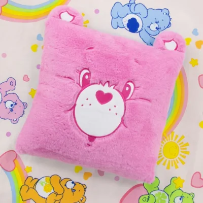 Dunelm Care Bears Faces Reversible Square Cushion with Ears