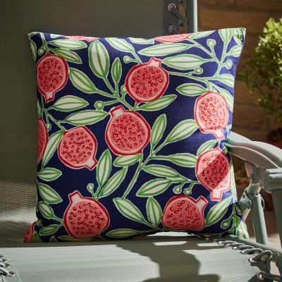 Dunelm Pomegranate Square Outdoor Cushion MultiColoured