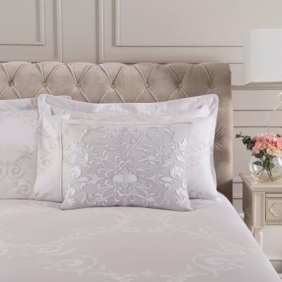 Dunelm Dorma Palais Grey Rectangular Cushion Grey
