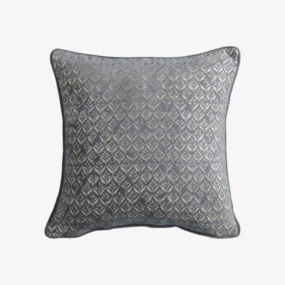 Dunelm Gold Foil Printed Cushion Grey