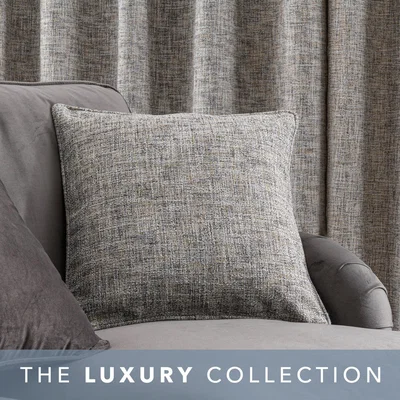 Dunelm Harlow Natural Cushion Black, Yellow and White
