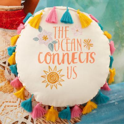 Dunelm Disney Moana Cushion MultiColoured
