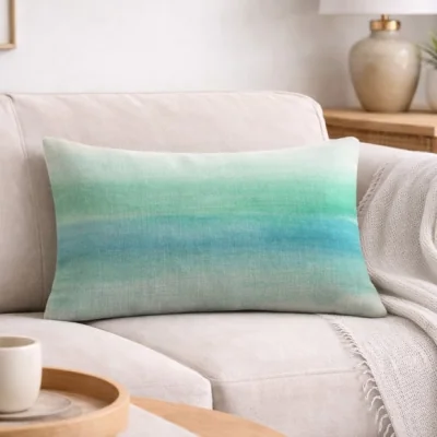Dunelm Washy Stripe Rectangle Cushion