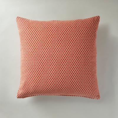 Dunelm Printed Diamond Cushion Oscar Ginger