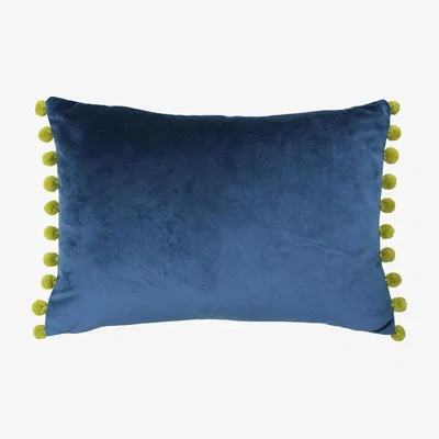 Dunelm Fiesta Cushion Indigo (Blue)