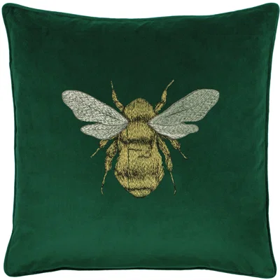 Dunelm Hortus Bee Cushion Emerald
