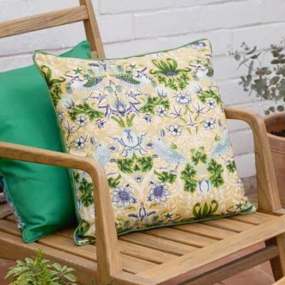 Dunelm Strawberry Thief Outdoor Square Cushion