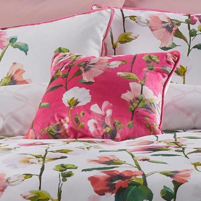 Dunelm Layla Floral Square Filled Cushion