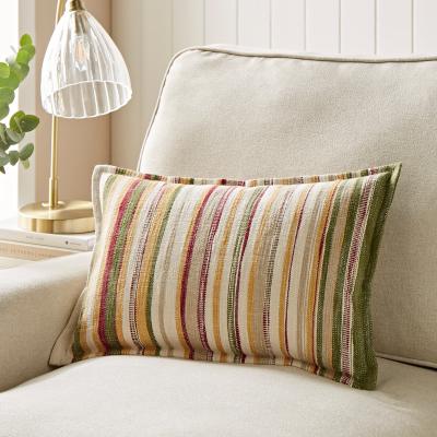 Dunelm Churchgate Cosby Stripe Rectangular Cushion MultiColoured