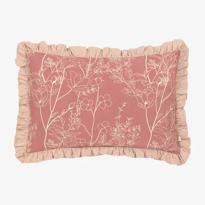 Dunelm Mae Ruffle Rectangular Cushion