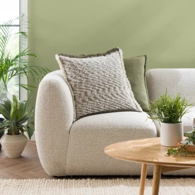 Dunelm Raw Edge Square Cushion