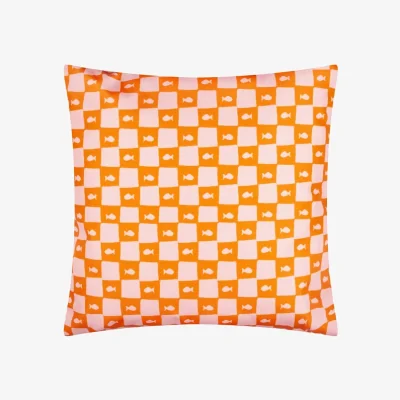 Dunelm Mediterranean Sardines Outdoor Square Cushion