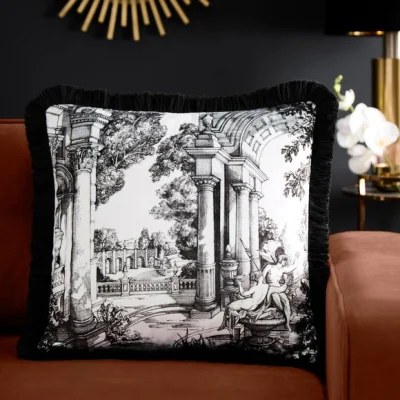 Dunelm Laurence Llewelyn-Bowen Vista Velvet Square Cushion