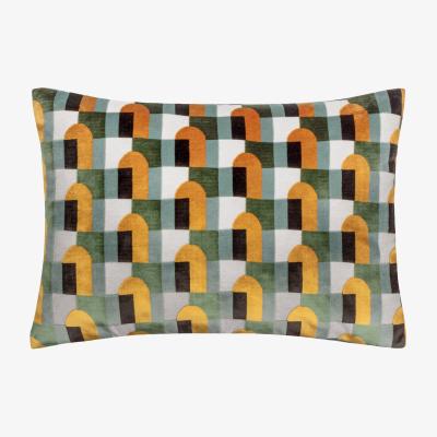 Dunelm Paoletti Keela Rectangle Cushion Light Blue