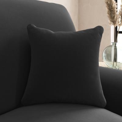 Dunelm Luxury Velvet Scatter Cushion Luxury Velvet Black