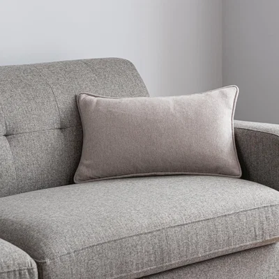 Dunelm Luna Rectangular Cushion Pebble