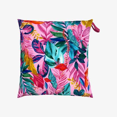 Dunelm furn. Psychedelic Jungle Outdoor Floor Cushion MultiColoured
