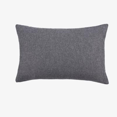 Dunelm Barkweave Rectangular Cushion Charcoal